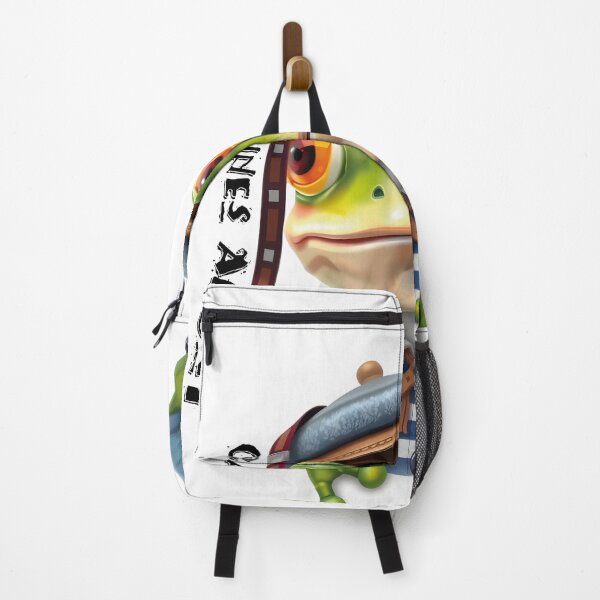 Item preview, Lights Addict Frog – Funny Cinema Lover Character designed and sold by canvahub.