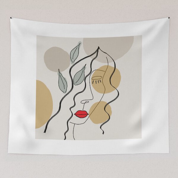 Item preview, Woman fece art illustration designed and sold by Aalia-369.