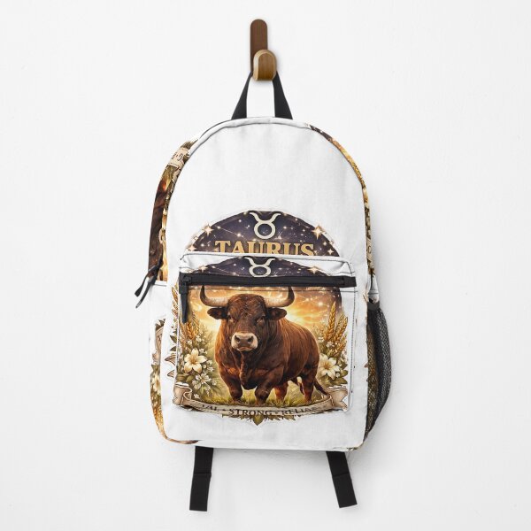 Item preview, Taurus Zodiac Loyal Strong Reliable Vintage Bull Art designed and sold by Zodiac Celestial Art.