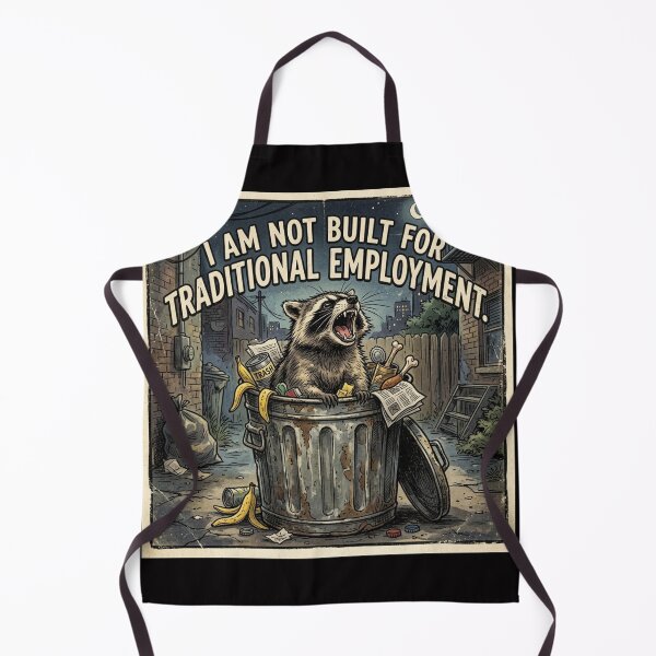 Item preview, Feral Employee | Funny Raccoon & Chaotic Work Aesthetic designed and sold by OVERRIDESTUDIOS.
