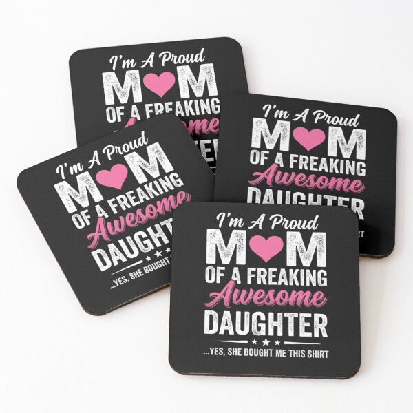 Item preview, Proud Mom of a Freaking Awesome Daughter Funny Gift designed and sold by Trendymindvibes.