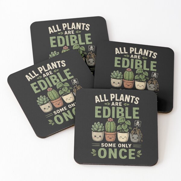 Item preview, All Plants Are Edible – Some Only Once Funny Plant Shirt designed and sold by La-Nuna.