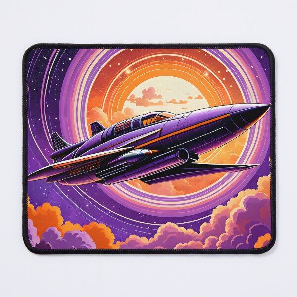 Item preview, Celestial Horizon: Retro-Futuristic Starship Voyage designed and sold by Prism Palette Studio.