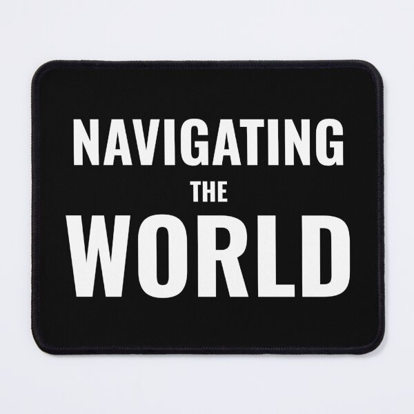 Item preview, Navigating the World (White) designed and sold by ShipCrewNation.