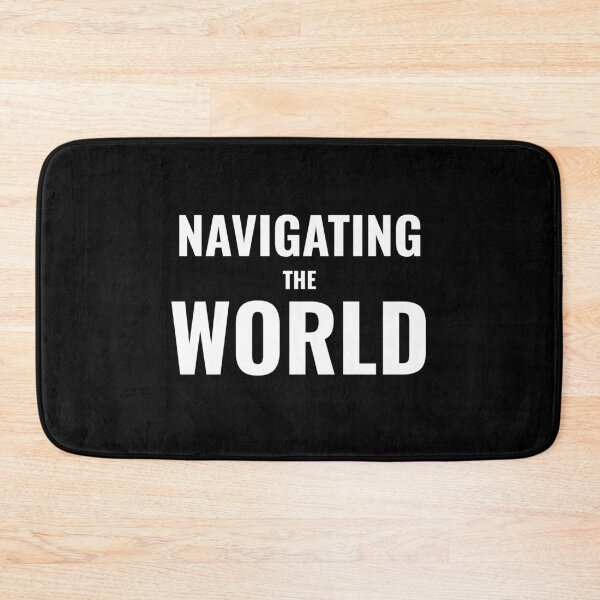 Item preview, Navigating the World (White) designed and sold by ShipCrewNation.
