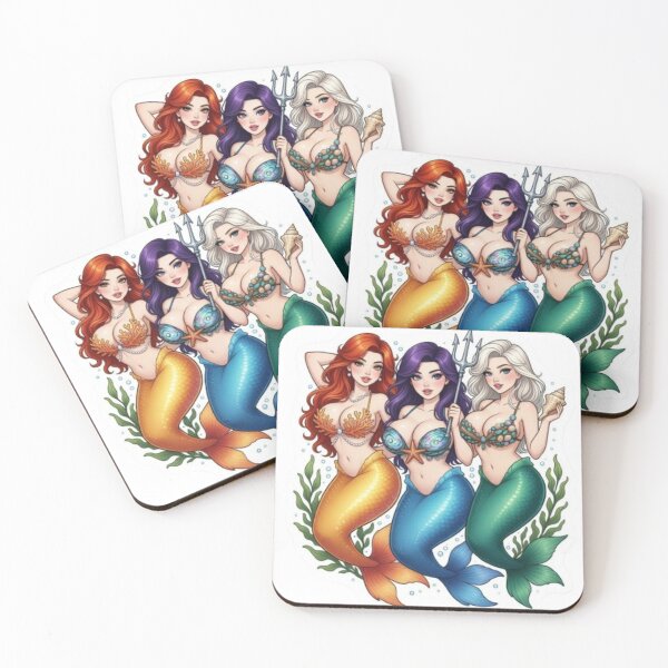 Item preview, Mermaid trio designed and sold by Couldbebettah.