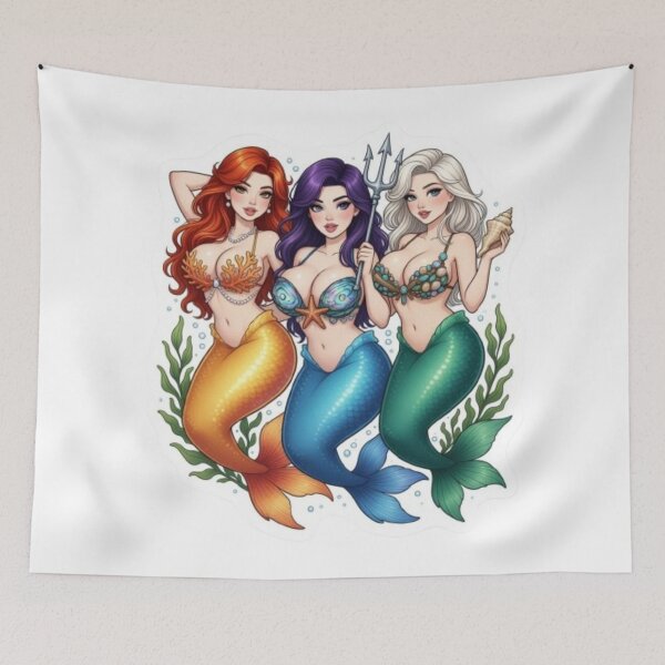 Item preview, Mermaid trio designed and sold by Couldbebettah.