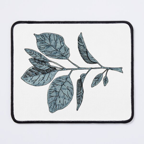 Item preview, Branch with grey leaves designed and sold by Ink & Silence by Loraaart.