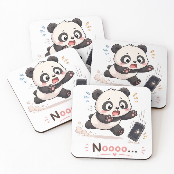 Item preview, Panda Dropping Phone Noooo Panic Moment designed and sold by Sadia  Jannat.