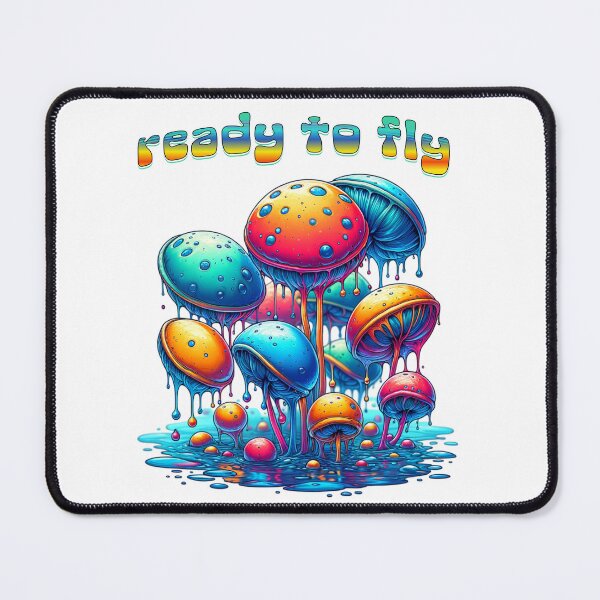 Item preview, Ready To Fly - Psychedelic Mushroom Melt Design designed and sold by HoshisWorld2018.