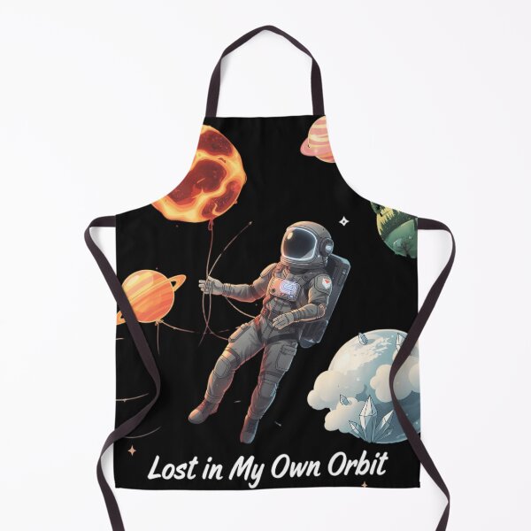 Item preview, Lost in My Own Orbit – Astronaut Planet Balloons Space Art designed and sold by Yujanne.