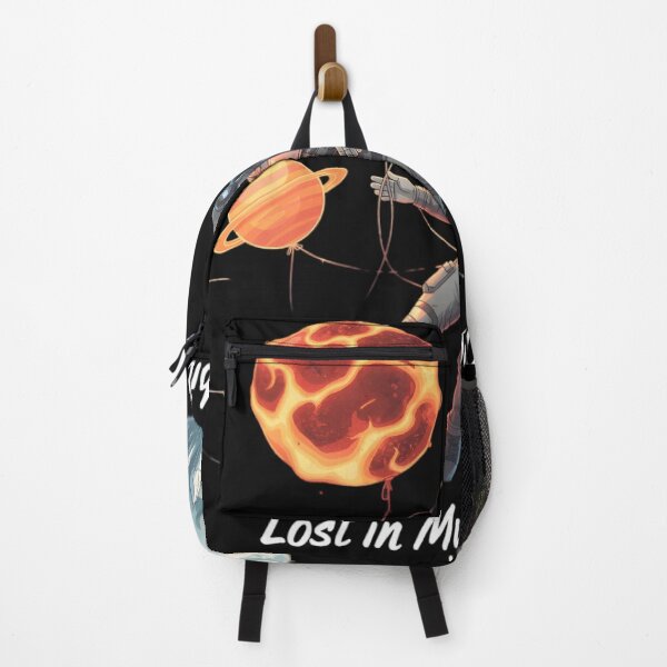 Item preview, Lost in My Own Orbit – Astronaut Planet Balloons Space Art designed and sold by Yujanne.
