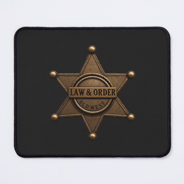 Item preview, Law and Order Old West Sheriff Badge designed and sold by Indoni.