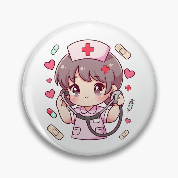 Item preview, Kawaii Nurse designed and sold by ByteNomadShop.
