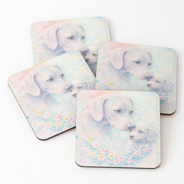 Item preview, Eternal love between mother dog and puppy designed and sold by the artedivino.