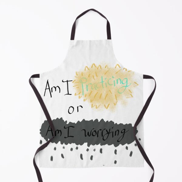 Item preview, Practice vs. worry designed and sold by ElixirMakesArt.