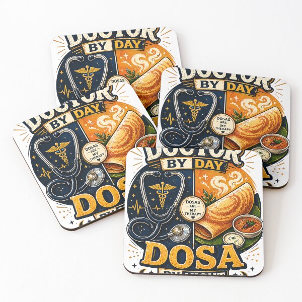 Item preview, Doctor By Day Dosa By Night Funny South India T-Shirt designed and sold by OsmosisShop.