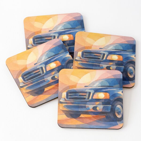 Item preview, Freeway: Abstract Ford F-150 designed and sold by  BoomPoster.