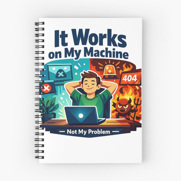 Item preview, It Works On My Machine Meme designed and sold by Fashvora.