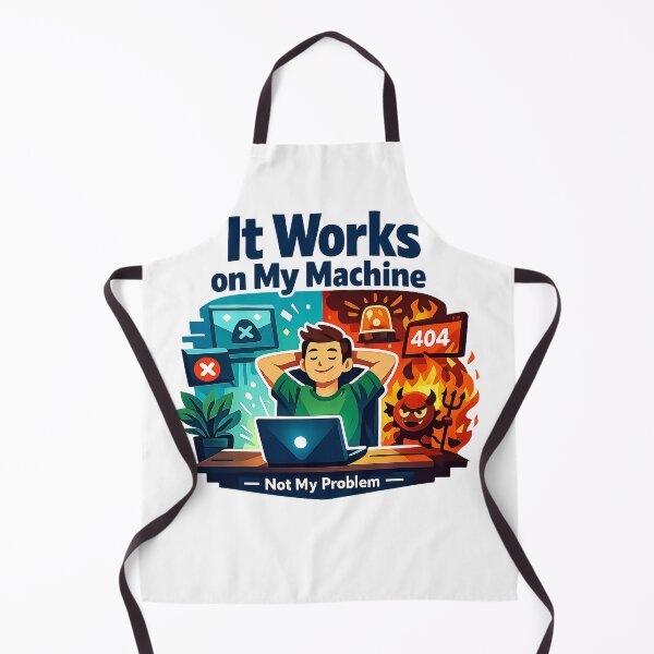 Item preview, It Works On My Machine Meme designed and sold by Fashvora.