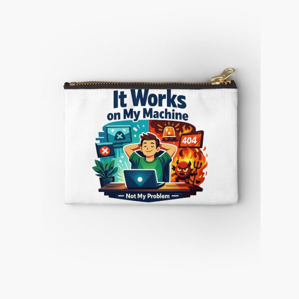Item preview, It Works On My Machine Meme designed and sold by Fashvora.