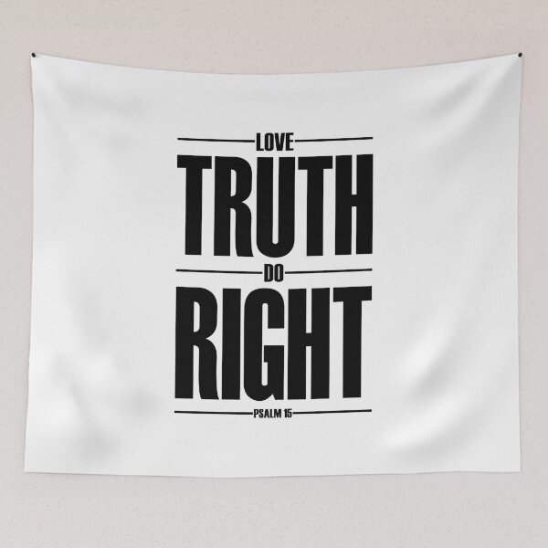 Item preview, Love Truth and Do Right (Light Version) designed and sold by ApologiaStore.