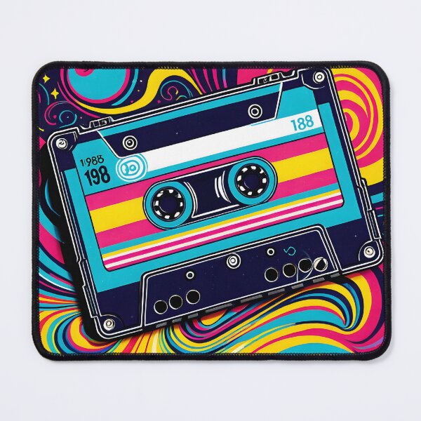 Item preview, Technicolor Tunes: 90s Aesthetic Music Cassette designed and sold by Prism Palette Studio.