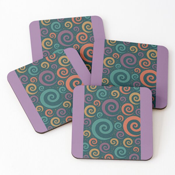 Item preview, purple spirals designed and sold by Christina Lumenara.