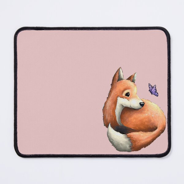 Item preview, Cute Fox and Butterfly  designed and sold by Sifan.