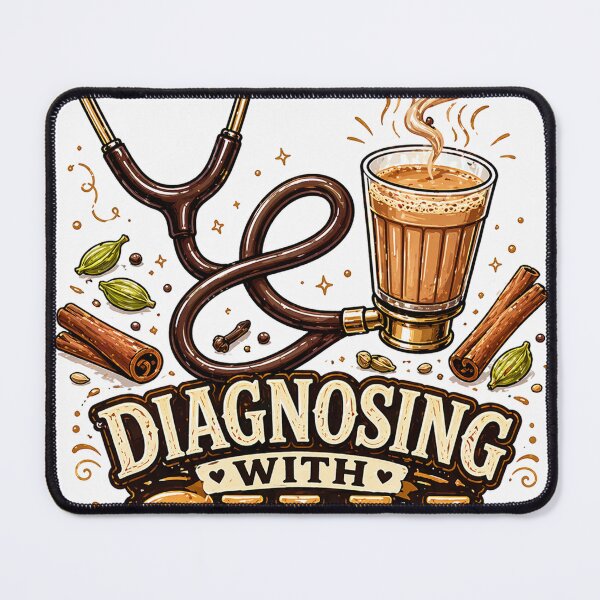 Item preview, Chai And Stethoscope Funny Doctor Quote T-Shirt designed and sold by OsmosisShop.