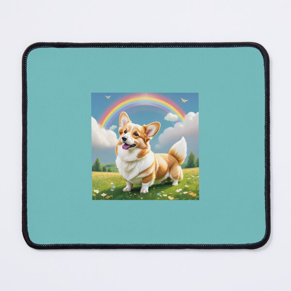 Item preview, A Happy Corgi on a Warm Spring Morning designed and sold by vernonplatt.