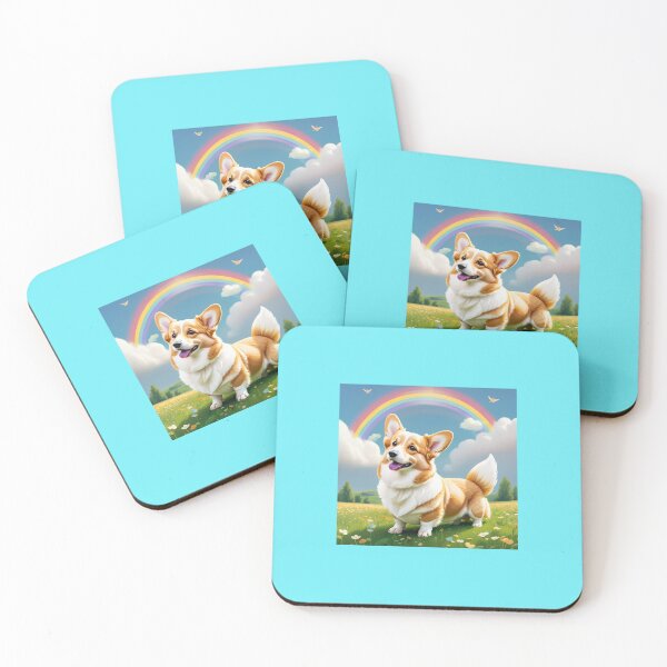 Item preview, A Happy Corgi on a Warm Spring Morning designed and sold by vernonplatt.