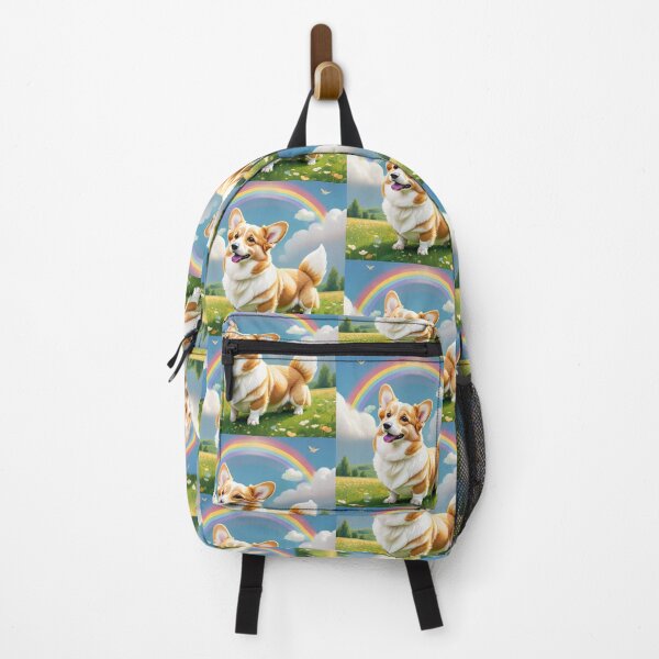 Item preview, A Happy Corgi on a Warm Spring Morning designed and sold by vernonplatt.