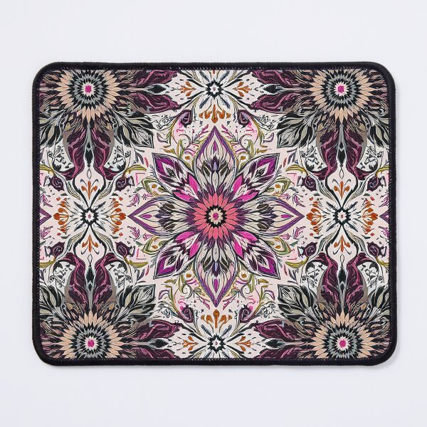 Item preview, Boho Mandala Floral Pattern – Elegant Pink & Vintage Ornament Design designed and sold by M22--.