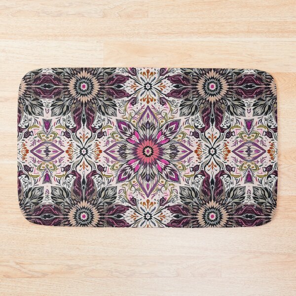 Item preview, Boho Mandala Floral Pattern – Elegant Pink & Vintage Ornament Design designed and sold by M22--.