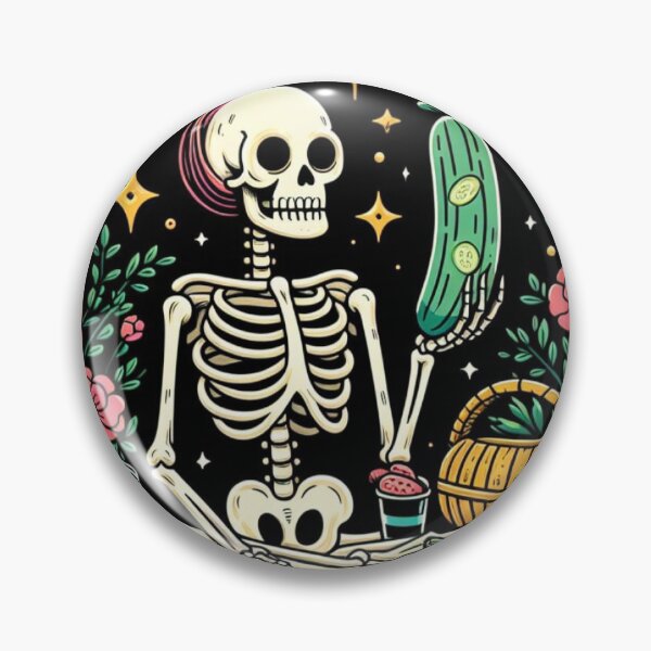 Item preview, The Gardener Tarot Card - Spooky Cozy Skeleton Picnic & Pumpkins designed and sold by VineVibe16Studio.