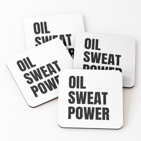 Item preview, Oil Sweat Power (Black) designed and sold by ShipCrewNation.