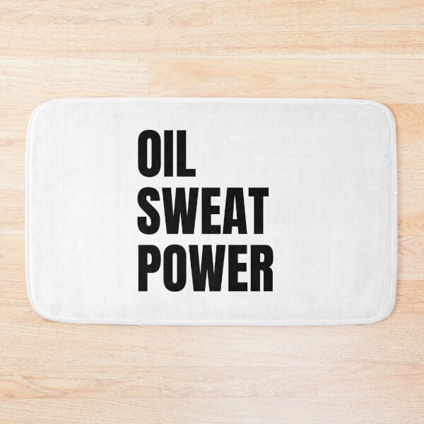 Item preview, Oil Sweat Power (Black) designed and sold by ShipCrewNation.