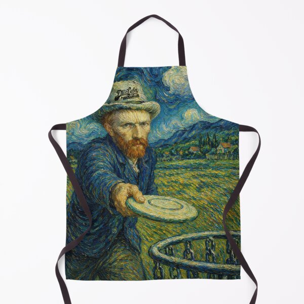 Item preview, Van Gogh sports a DiscLula hat designed and sold by DiscLula.