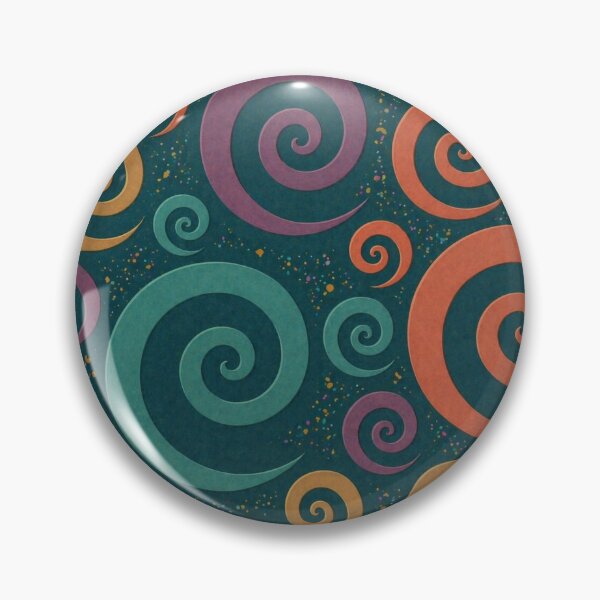 Item preview, yellow spirals designed and sold by Christina Lumenara.