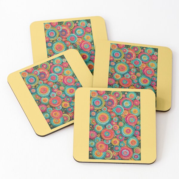 Item preview, yellow circles  designed and sold by Christina Lumenara.