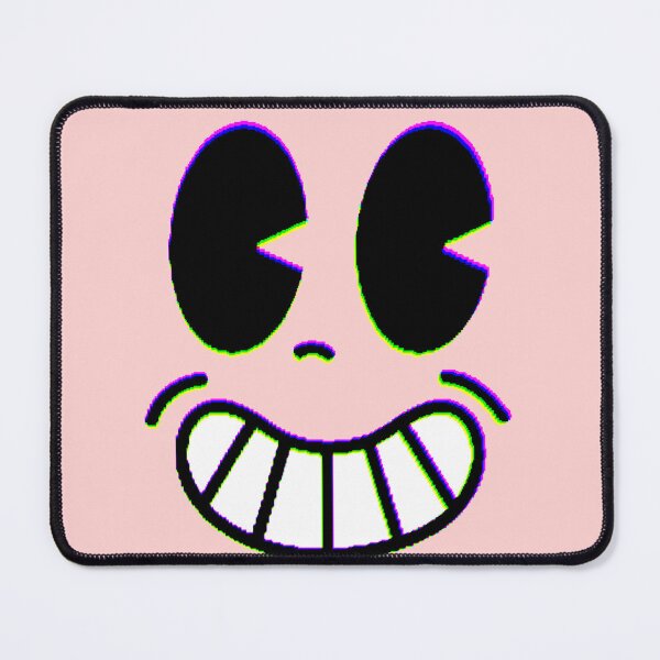 Item preview, Face Glitch Smile Creepy Aesthetic Trippy Halloween designed and sold by AstronautMerch.
