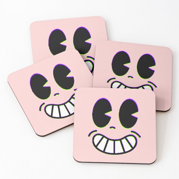 Item preview, Face Glitch Smile Creepy Aesthetic Trippy Halloween designed and sold by AstronautMerch.