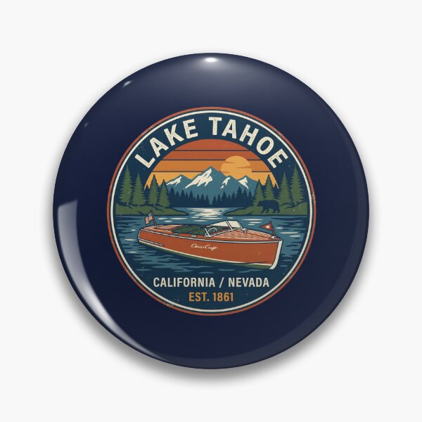 Item preview, Lake Tahoe California Boating Nevada Lake Sunset designed and sold by Milasneeze.