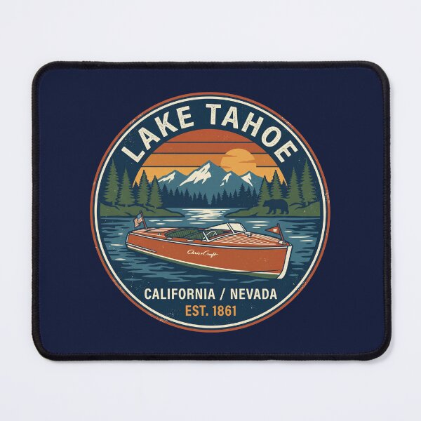 Item preview, Lake Tahoe California Boating Nevada Lake Sunset designed and sold by Milasneeze.