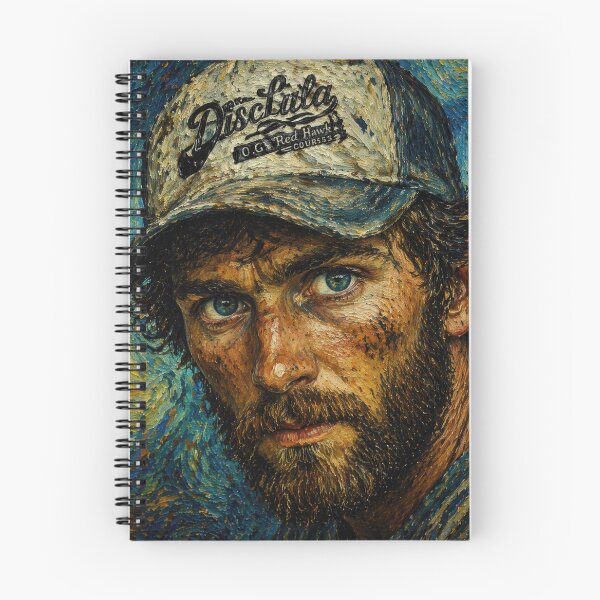 Artikelvorschau, Disc-Golfer mit einem Van-Gogh-Schlag entworfen und verkauft von DiscLula.
