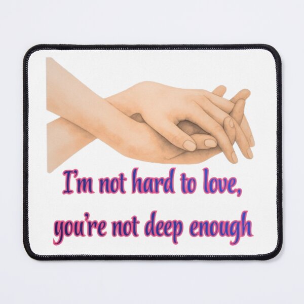 Item preview, Not Hard to Love | Soulful Hand-Drawn Connection designed and sold by Miheerala.