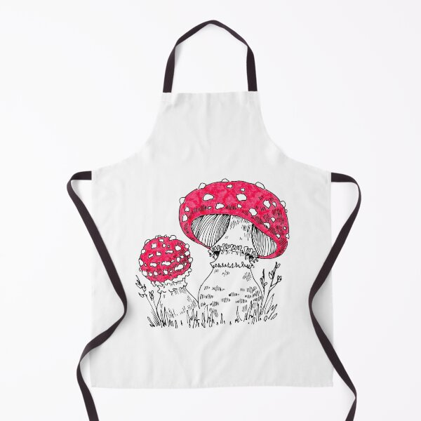 Item preview, Red fly agaric mushrooms designed and sold by Ink & Silence by Loraaart.