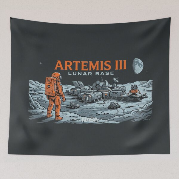 Item preview, Artemis III 003 Lunar Base Astronaut and Space Habitat Artemis 3 designed and sold by KiwiRider.