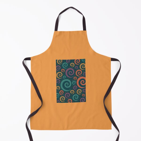 Item preview, orange spirals  designed and sold by Christina Lumenara.